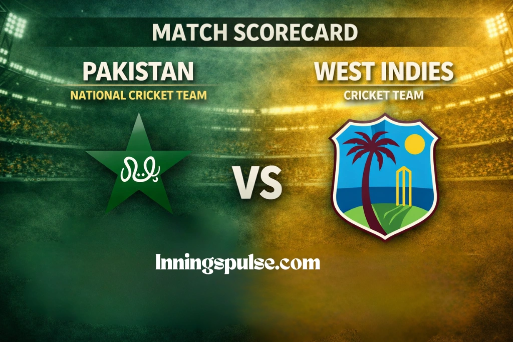 Pakistan National Cricket Team Vs West Indies Cricket Team Match Scorecard