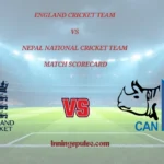 england cricket team vs nepal national cricket team match scorecard