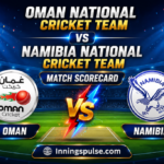 Oman National Cricket Team Vs Namibia National Cricket Team Match Scorecard – Thrilling 1-Wicket Win for Namibia