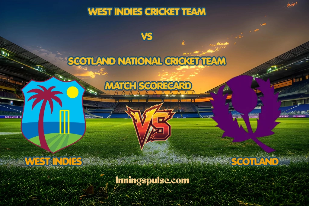 west indies cricket team vs scotland national cricket team