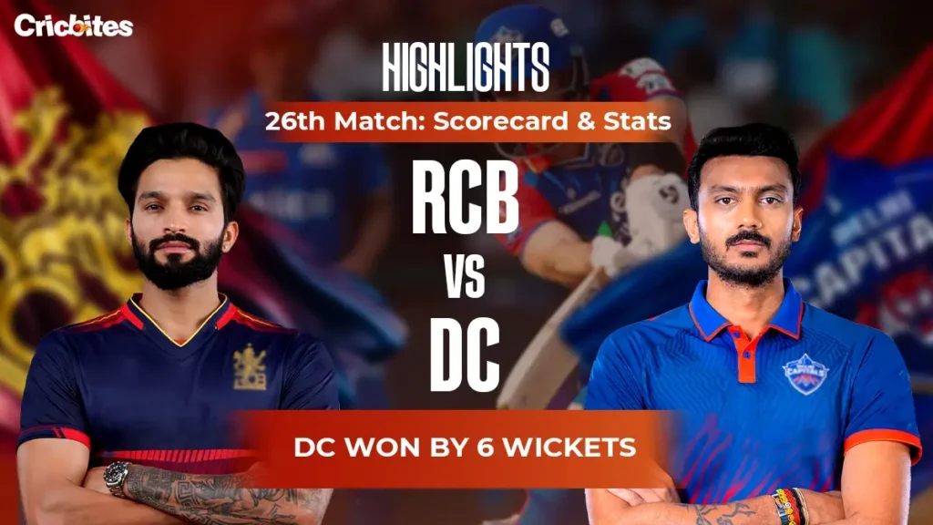 DC vs RCB IPL 2026 Match Analysis: RCB’s Ruthless Win Shocked Bettors and Changed IPL Betting Trends