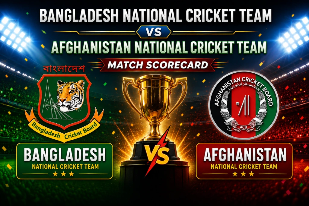 Bangladesh National Cricket Team Vs Afghanistan National Cricket Team Match Scorecard: Dominant Win