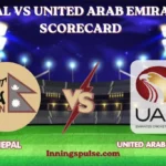 Nepal National Cricket Team Vs United Arab Emirates National Cricket Team Match Scorecard — 97th Match, WCL2 2026