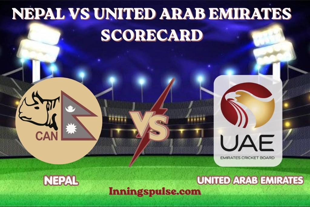 Nepal National Cricket Team Vs United Arab Emirates National Cricket Team Match Scorecard — 97th Match, WCL2 2026 Nepal National Cricket Team Vs United Arab Emirates National Cricket Team Match Scorecard — 97th Match, WCL2 2026