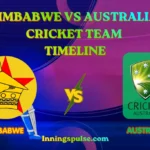 Zimbabwe National Cricket Team Vs Australia National Cricket Team Timeline
