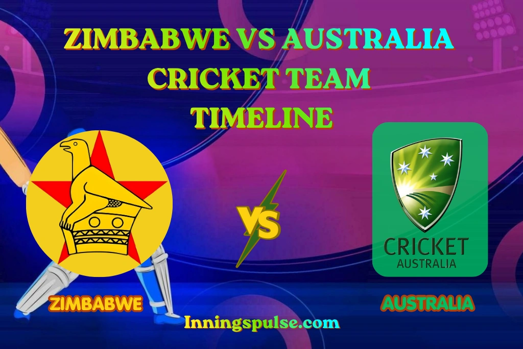 Zimbabwe National Cricket Team Vs Australia National Cricket Team Timeline