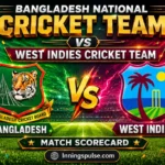 bangladesh national cricket team vs west indies cricket team match scorecard