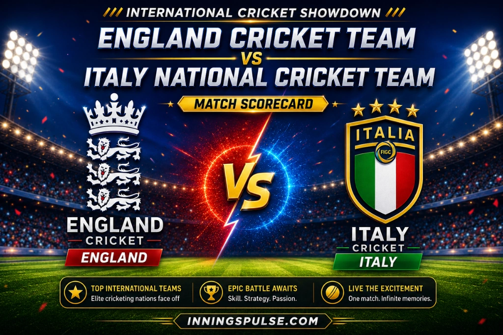 england cricket team vs italy national cricket team match scorecard