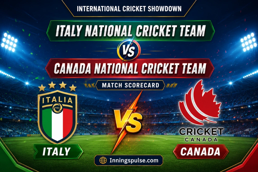 Italy National Cricket Team Vs Canada National Cricket Team Match Scorecard: Smuts Seals Epic Win Italy National Cricket Team Vs Canada National Cricket Team Match Scorecard: Smuts Seals Epic Win